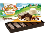 6. Wafer Cake ~ Вафельный торт Коровка 180гр*6шт