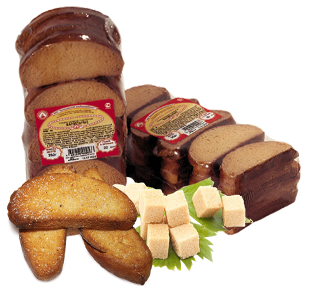 A03. Crackers ~ Сухари с сахаром Осенние 350г*18шт