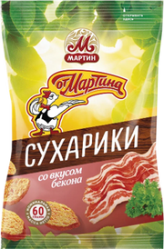 8.5 Snacks ~ Сухарики Бекон 60гр*24шт
