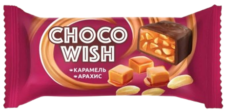 A24. Candy loose ~ Конфеты Choko Wish Карамель и арахис 2,5кг/5.51lb