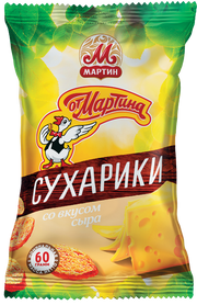 8.5 Snacks ~ Сухарики Сыр 60гр*24шт