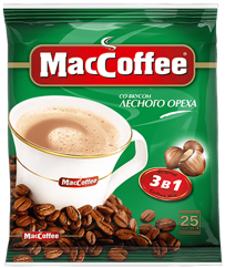 «MacCoffee Растворимый MacCoffee Лесной Орех 18гр*25шт
