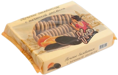 «Кико» Печенье бисквитное апельсин в шоколаде 1,2 кг