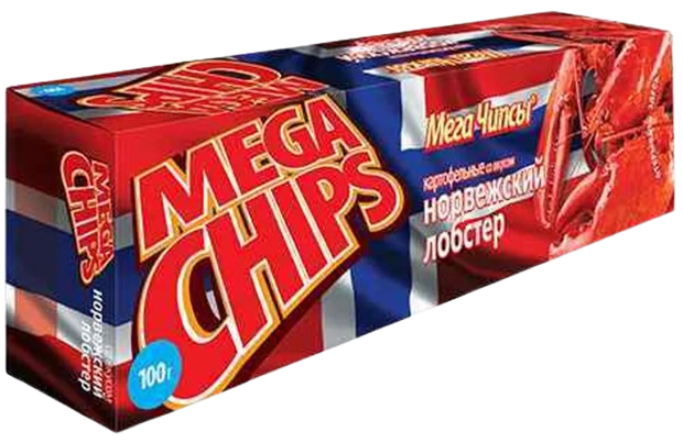 7. Chips ~ МегаЧипсы Норвежский лобстер 100гр*25шт