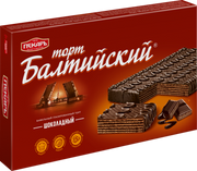 6.1 Wafer Cake ~ Вафельный торт Балтийский шоколадный 320гр*12шт