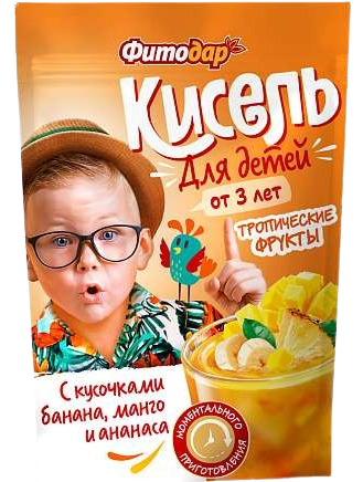 Tea & Kisel ~ «Фитодар» Для детей Кисель тропический 150г*16шт