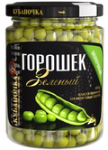 Vegetable Spreads ~ Горошек зеленый(стекло) «Кубаночка» 370гр*12шт
