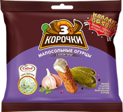 8.1 Snacks ~ Сухарики 3Корочки Малосольных огурцов + соус тар тар 60гр*30шт