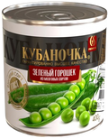 Vegetable Spreads ~ Горошек зеленый «Кубаночка» 400гр*12шт