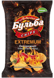 7.1 Chips ~ Картофельные чипсы «Бульба» Экстрим острые 75гр*25шт