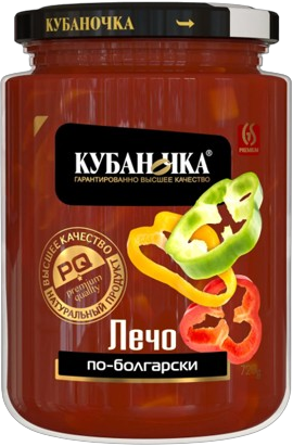 «Кубаночка» Лечо по-болгарски 720г*8шт