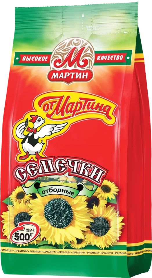 «Мартин» Семечки От Мартина отборые PREMIUM 500г*10шт