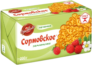 «Сормовское» Печенье Земляничка 200гр*24шт