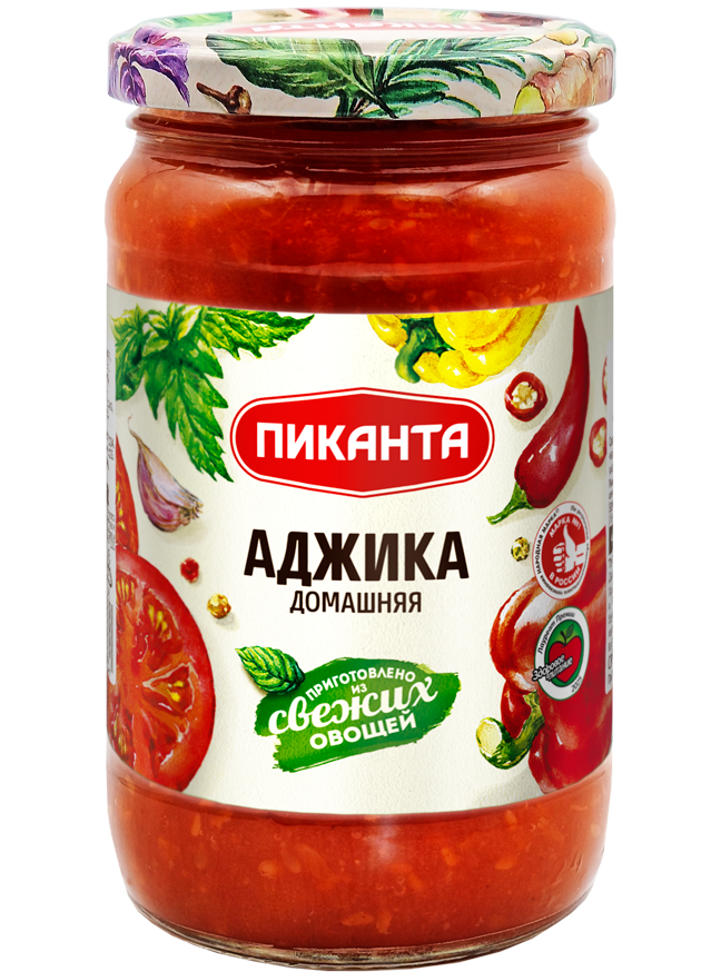 Vegetable Spreads ~ *Пиканта* Аджика домашняя 350г*6шт