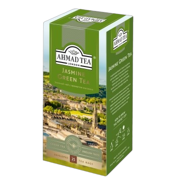 «Ahmad Tea» Чай Jasmine Green Tea  Зеленый чай с жасмином 25п*12шт