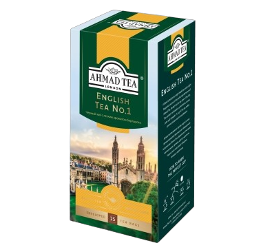 «Ahmad Tea» Чай English Tea No.1 Черный чай с легким ароматом бергамота 25п*12шт