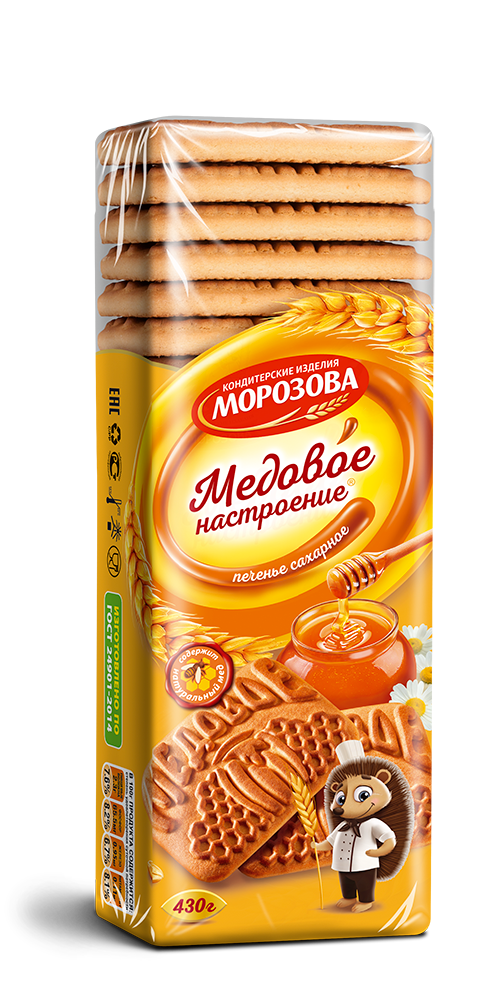 «Морозова» Печенье Медовое настроение 430г*25шт