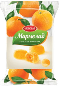 «Азовская» Мармелад со вкусом апельсина 300г*12шт
