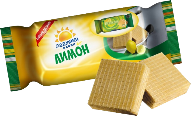 5.2 Wafers ~ Вафли «Ладушки» 100гр*24шт.