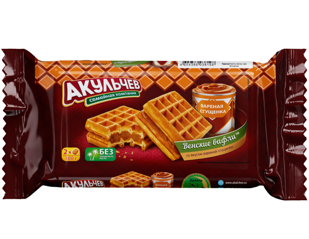 5. Wafer ~ Вафли Венские с варёной сгущёнкой 100гр*22шт
