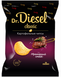 «Dr.Diesel» Картофельные чипсы со вкусом мраморный стейк  120г*10шт