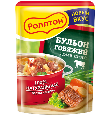 Роллтон® Бульон Говяжий 90г*24шт