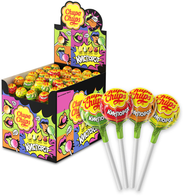 Карамель «Chupa Chups» Кислород 14г*100шт.
