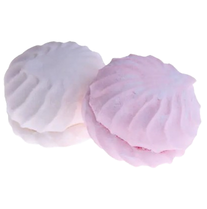 2. Marshmallows ~ Зефир со вкусом Бело-розовый 4кг/8.82lb