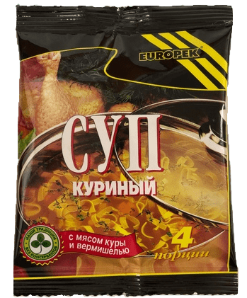 E02. Dry soup ~ Суп Куриный с вермишелью 75г*20шт