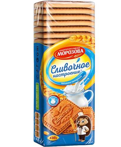 3.6 Cookies ~ Печенье Сливочное настроение 430г*25шт