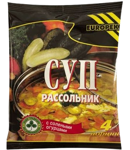 E02. Dry soup ~ Суп Рассольник 90г*20шт