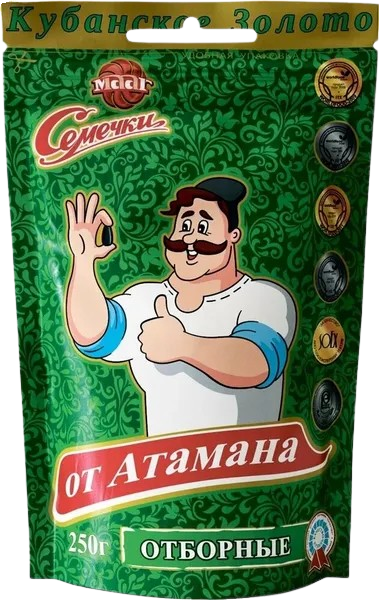 1. Sunflower Seeds ~ Семечки от Атамана отборные 250*16шт