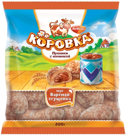 3.11 Gingerbread ~ Пряники Коровка Варёная сгущёнка 300гр*6шт