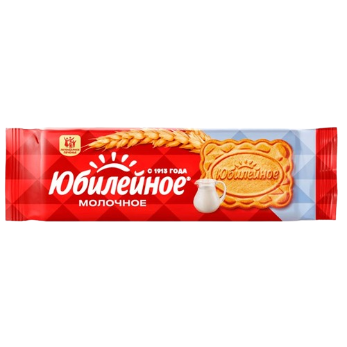 3.2 Cookies ~ Печенье Юбилейное традиционное молочное 126гр*60шт