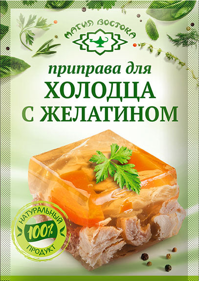 F14. Spices ~ Приправа для холодца с желатином 15г*40шт 23490