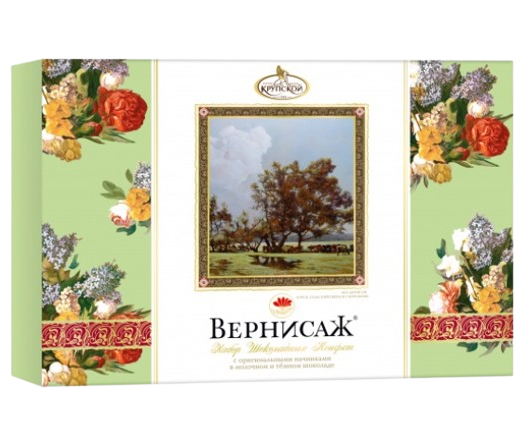 Choc Candy ~ «Славянка» Конфеты набор «Вернисаж» 183гр*8шт