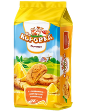 3.4 Cookies ~ Печенье Коровка с лимонно–имбирной начинкой 160гр*12шт