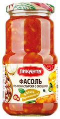 *Пиканта* Фасоль по-монастырски с овощами 470г*6шт