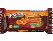 5. Wafer ~ Вафли Венские с начинкой Абрикос 100гр*22шт