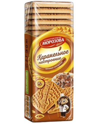 3.6 Cookies ~ Печенье Карамельное настроение 430г*25шт