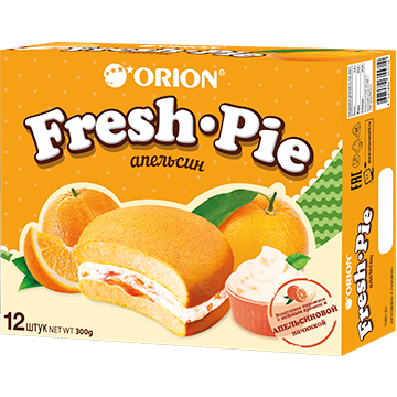 Fresh Pie Апельсин 300гр*8шт