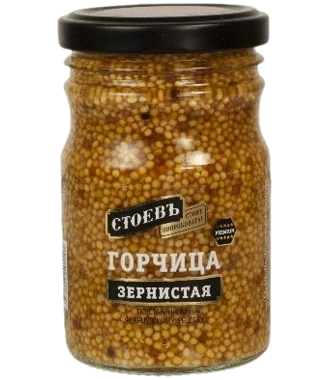 G01. Sauces ~ Горчица Зернистая 190гр*12шт