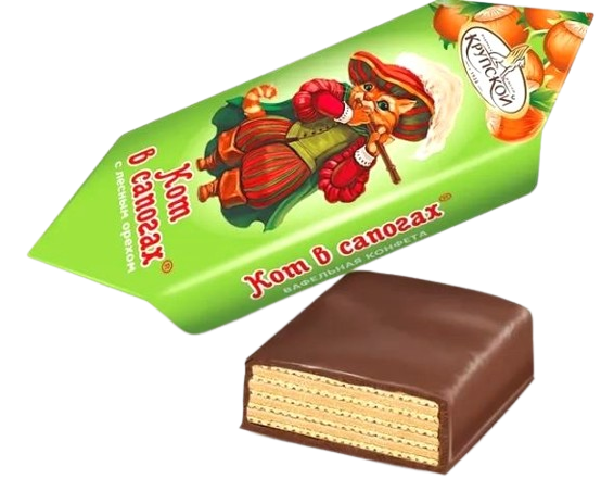 A27. Candy loose ~ Конфеты Кот в сапагах 5кг/11.02LB
