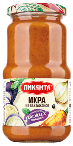"Пиканта"  Caviar  Eggplant, 450г/6шт