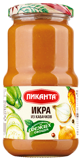 "Пиканта" Икра из кабачков, 450г/6шт.