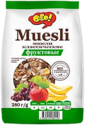 Healthy Food ~ Мюсли *ОГО* классические фруктовые 280гр*10шт