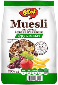 Healthy Food ~ Мюсли *ОГО* классические фруктовые 280гр*10шт