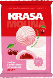 1.3 Marshmallows ~ Зефир ТМ "Festini" с вишневой начинкой 250гр*15шт