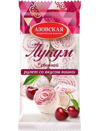 B44. Лукум сбивной с вишней 250гр*20шт
