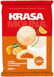 1.3 Marshmallows ~ Зефир ТМ "Festini" с апельсиновой начинкой 250гр*15шт